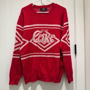 PAC SUN COCA COLA LOGO SWEATER SIZE L